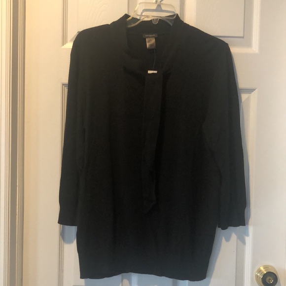 NWT Ann Taylor light weight sweater with tie and 3/4 sleeves..great buy! - Picture 3 of 3